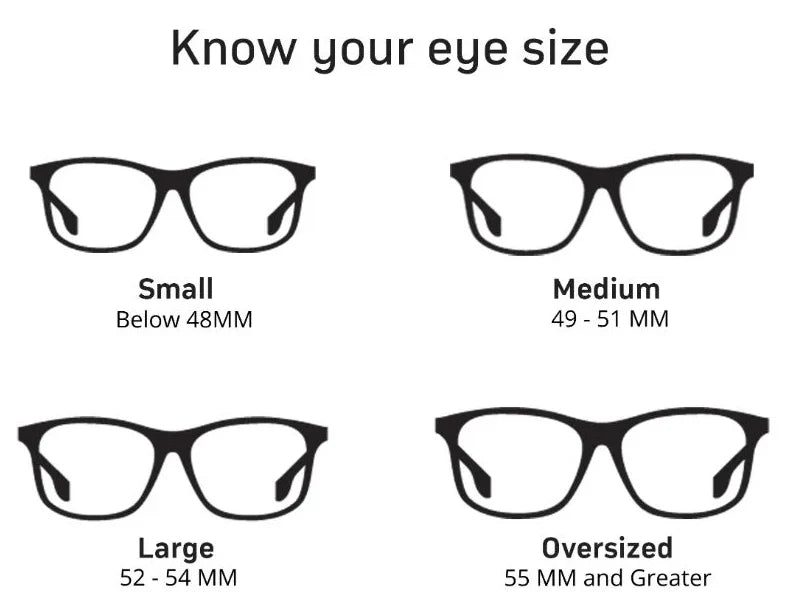 Eye size guide